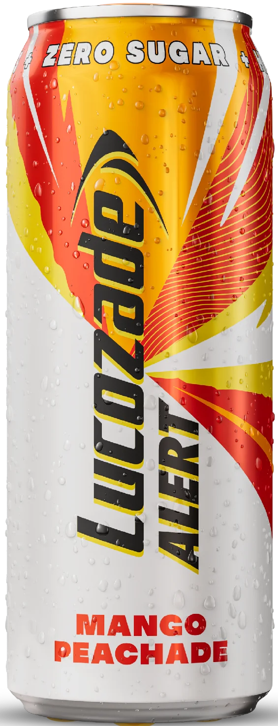Lucozade  Mango <br> Peachade <br> Zero